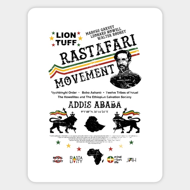 Rastafari Movement Magnet by LionTuff79